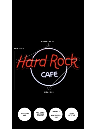 Hard Rock Cafe - LED Neon Sign