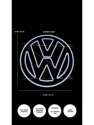 VW Car - LED Neon Sign