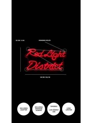 Red Light District - LED Neon Sign