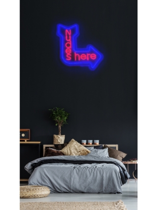 Nudes Here - LED Neon Sign