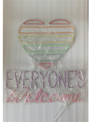 Everyone Is Welcome - LED Neon Sign