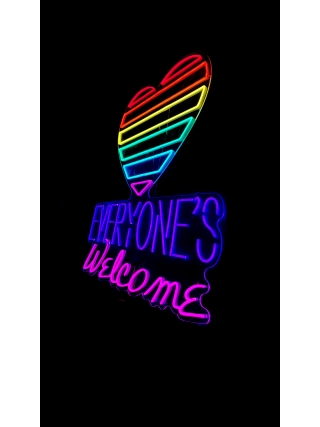 Everyone Is Welcome - LED Neon Sign