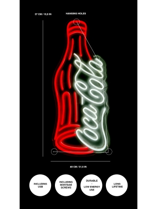 Coca Cola Fles - LED Neon Sign