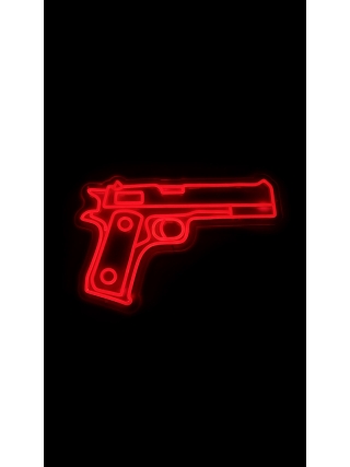 Gun - LED Neon Sign