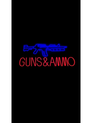 Guns & Ammo - LED Neon Sign