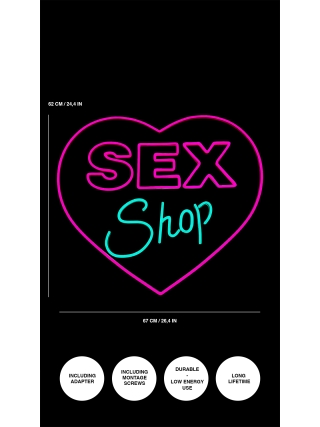 Sex Shop - LED Neon Sign