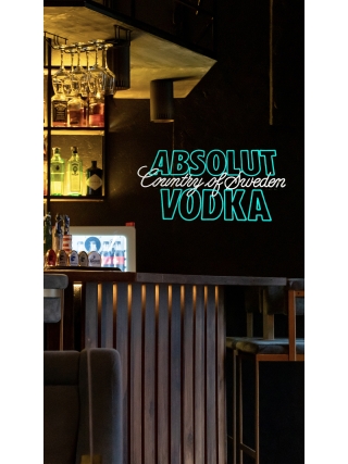 Absolut Vodka - LED Neon Sign