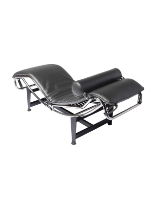 Napels Chaise Longue Bank - Zwart