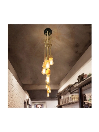 Phoenix Hanglamp - Zwart, Touw