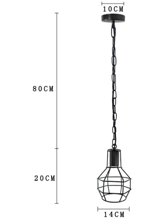 Pegasus Hanglamp - Zwart