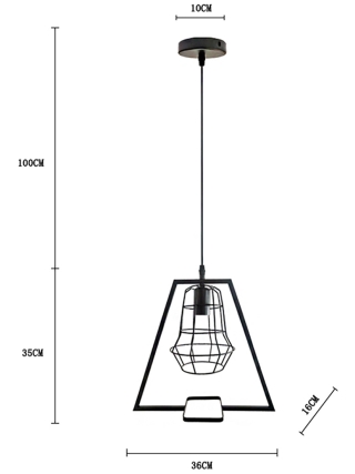 Orpheus Hanglamp - Zwart