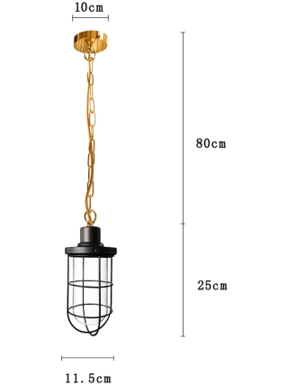 Meridian Hanglamp - Zwart, Goud