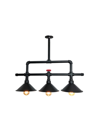 Mercurius Hanglamp - Zwart, Rood