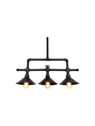 Mercurius Hanglamp - Zwart, Rood