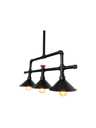 Mercurius Hanglamp - Zwart, Rood