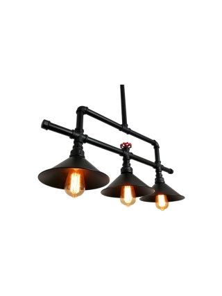 Mercurius Hanglamp - Zwart, Rood