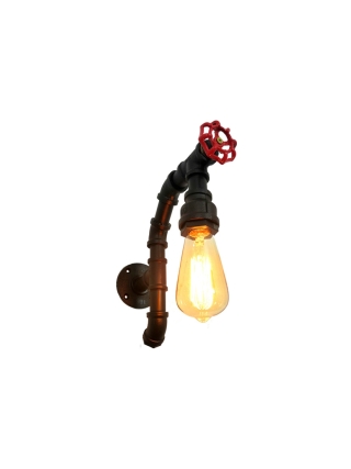 Jupiter Wandlamp - Zwart, Rood