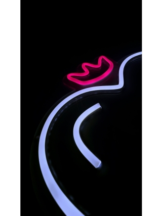 Crown Heart - LED Neon Sign