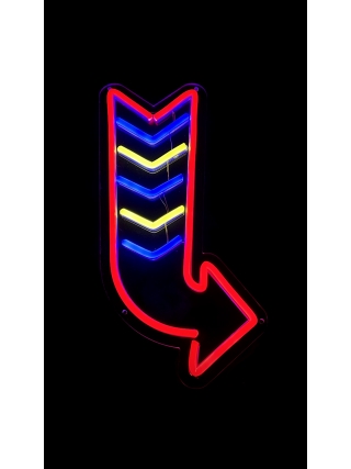 Arrow Down - LED Neon Sign