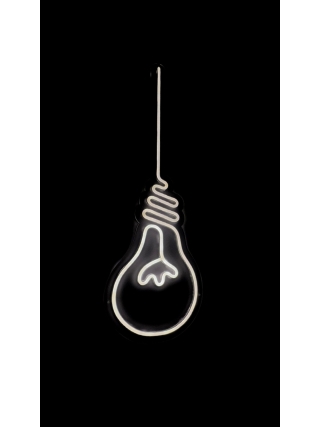 Hanging Light Bulb - LED Neon Sign