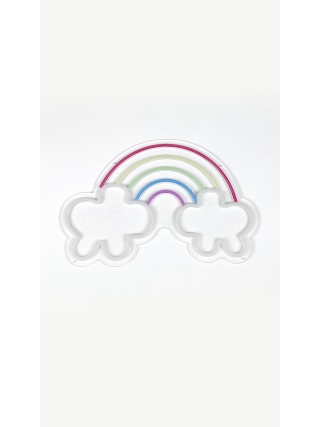 Rainbow With Clouds - LED Neon Sign