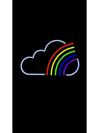 Rainbow Cloud  - LED Neon Sign