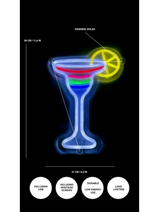 Cocktail - LED Neon Sign