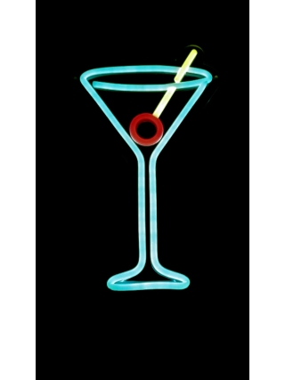 Cocktail Glass  - LED Neon Sign