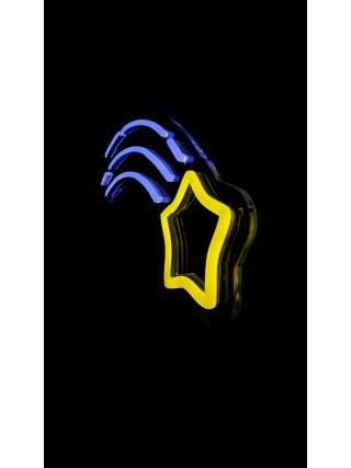 Falling Star - LED Neon Sign