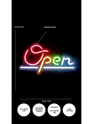 Open - LED Neon Sign