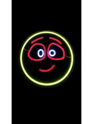 Happy Face - LED Neon Sign