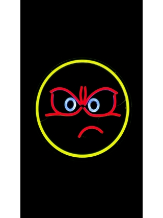 Sad Face - LED Neon Sign