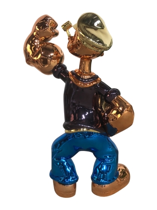 Fyberglass Sculpture - Sailor Cartoon Character - Multicolor