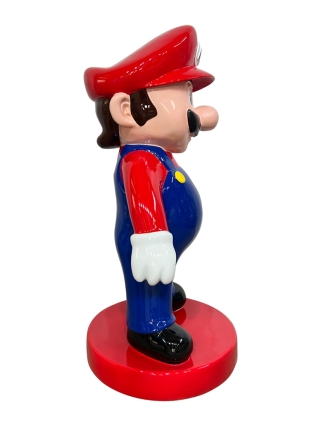 Fyberglass Sculpture - Italian Guy Red - Multicolor