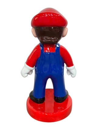 Fyberglass Sculpture - Italian Guy Red - Multicolor