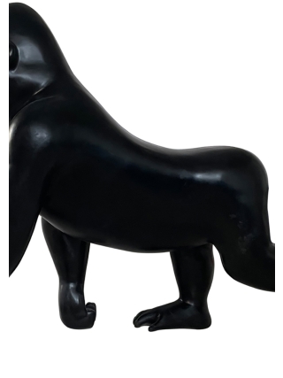 Fyberglass Sculpture - Gorilla - Black