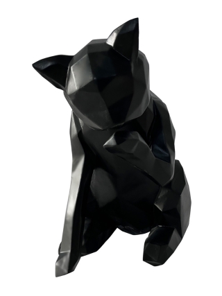 Fyberglass Sculpture - Cats - Black