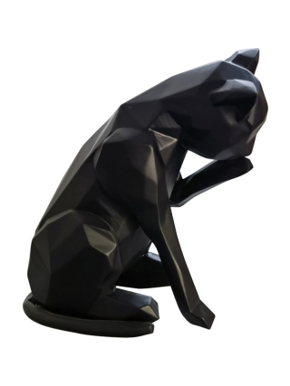 Fyberglass Sculpture - Cats - Black