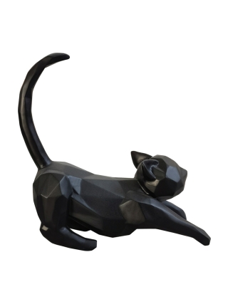 Fyberglass Sculpture - Cats - Black