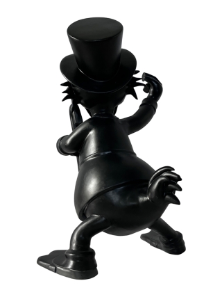 Fyberglass Sculpture - Money Duck - Black