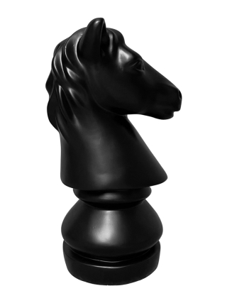 Fyberglass Sculpture - Chessboard - Black, White