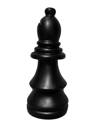 Fyberglass Sculpture - Chessboard - Black, White