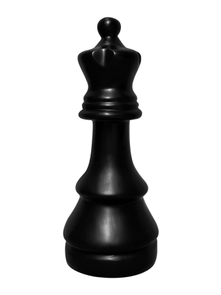 Fyberglass Sculpture - Chessboard - Black, White