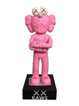 Fyberglass Sculpture - KAWS Fashion Puppet - Pink