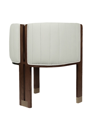 Baltimore - Modern Round Chair - Beige