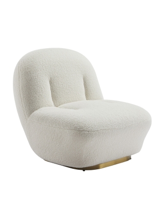 Portland - Teddy Armchair - White