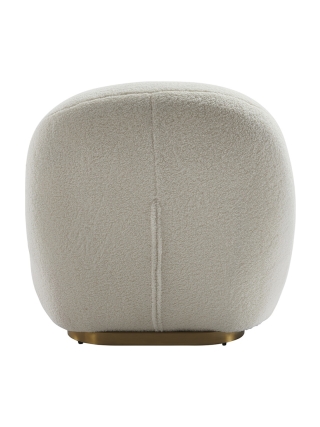 Portland - Teddy Armchair - White