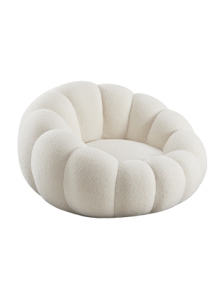 Madison - Teddy Armchair - White