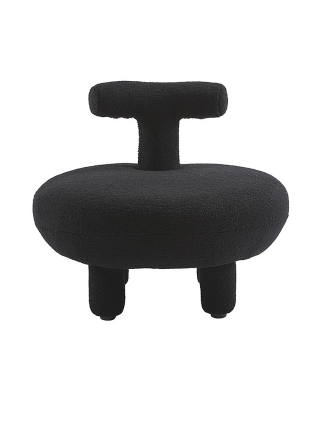 Orlando - Modern Teddy Chair - Black