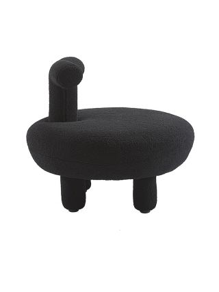 Orlando - Modern Teddy Chair - Black